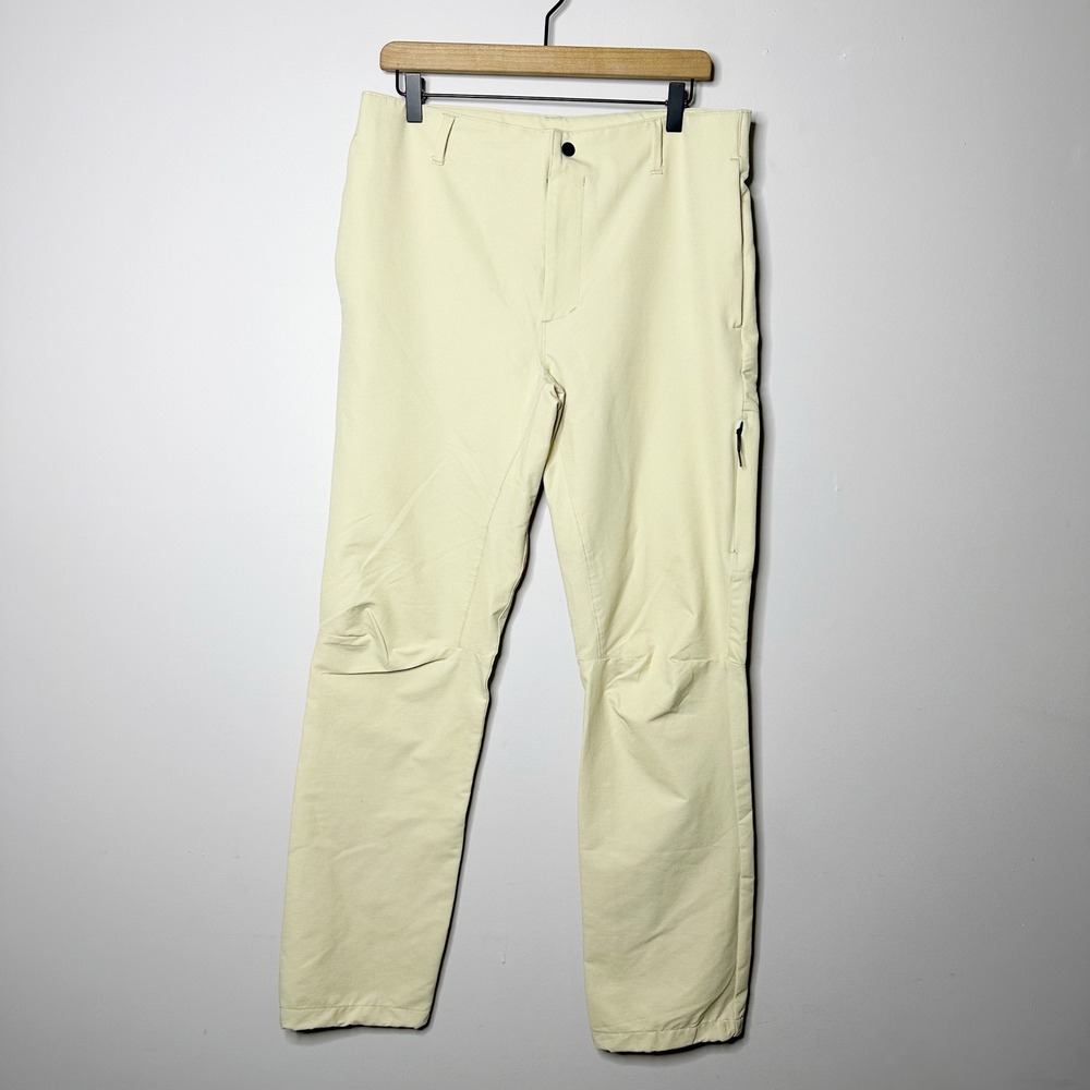 North Face Technical Climbing Pants Mens 32 Tan Beige UPF 40+ Trousers Gorpcore